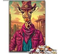 Giraffe Art Jigsaw Puzzles for Adults 2000 Jigsaws, Educational Games Home Decoration Deal As Gifts for The Whole Family (70x100cm)