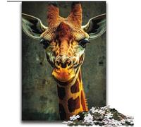 Giraffe Art Jigsaw Puzzles for Adults 2000 Piece, Decompressing Intellectual Educational Toy Educational Game for Birthday, Chrismas (70x100cm)