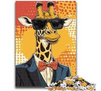 Giraffe Art Jigsaw Puzzles for Adults Teenagers Jigsaws Puzzle,Relax Games Is Ideal As A Gift for The Whole Family (50X75cm)