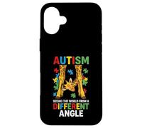 Giraffe Autism Seeing World Different Angle Awareness Kids Case for iPhone 16 Plus