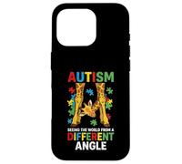 Giraffe Autism Seeing World Different Angle Awareness Kids Case for iPhone 16 Pro