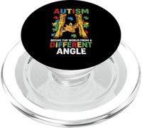 Giraffe Autism Seeing World Different Angle Awareness Kids PopSockets PopGrip for MagSafe