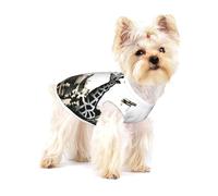 Giraffe black and white paint Premium Dog Tshirt - Soft 100% Cotton Ropa Para Perros, Perfect for Small to Medium Dogs, Stylish and Comfortable Shirts for Dogs L