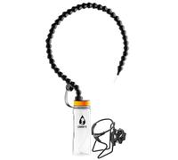 Giraffe Bottle Hands Free Drinking System, Clear Bottle, with Round Tube Mounted Bottle Holder (91 cm / 36 inch)