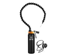 Giraffe Bottle Hands Free Drinking System, Stainless Steel Bottle, with Round Tube Mounted Bottle Holder (76 cm / 30 inch)