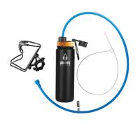 Giraffe Bottle Journey Hydration System, Insulated Stainless Steel Bottle, 36 inch / 91 cm Journey Straw, with Round Tube Mounted Bottle Cage