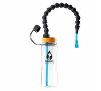 Giraffe Bottle Tower XL Hands Free Drinking System, Clear Tritan Bottle (length 15 in / 38 cm)