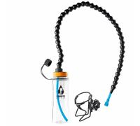Giraffe Bottle Tower XL Hands Free Drinking System, Clear Tritan Bottle, with Round Tube Mounted Bottle Holder (Length 36 in / 91 cm)