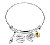 Giraffe Bracelet Giraffe Lover Gift She Believed She Could So She Did Inspiration Gift for Her (Gir-affe Bracelet)