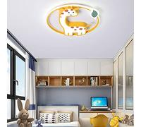 Giraffe Ceiling Lamp Bedroom Light Chandelier, Indoor Decor LED Luminaires 3-Color Light Dimmable Close to Ceiling Light Chandelier for Room