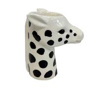 Giraffe Ceramic plant pot, Small Animal Head Ceramic Plant Pot Indoor Home Decorative Flower Succulent Cactus Herb Cover Holder Plante