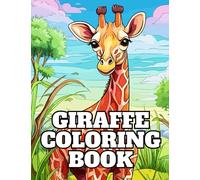 Giraffe Coloring Book: 50 Cute Illustrations - For Kids & Adults