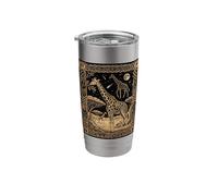 Giraffe Constellation Tarot Card Gothic Celestial Stainless Steel Insulated Tumbler
