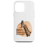 Giraffe Dedication Conservation Preservation Case for iPhone 13 Pro Max