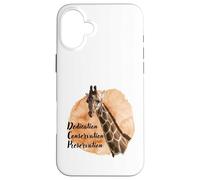 Giraffe Dedication Conservation Preservation Case for iPhone 16 Plus