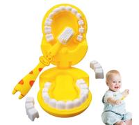 Giraffe Dentaal Toy -Cute Educational Learning Tool, Todddler Brushing Practice Training Set, Fun Interactive Hands-On Experience Developmental Skill Building | Early Childhood Hygiene Habit Formation