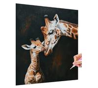 Giraffe Diamond Art Kits Adults Animal Diamond Painting 40x50cm Kids Beginner, Dimond Crystal Arts and Crafts for Adults DIY, 5D Dimond Painting Pictures Full Drill Gem Embroidery Gifts for Mum F-7