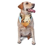 Giraffe Dog Bandana Pet Scarf Accessories for Small Medium Dogs Cats Photo Prop, Triangle Pet Bandanas Adjustable Puppy Bib Washable Dog Kerchief Puppy Neckerchief