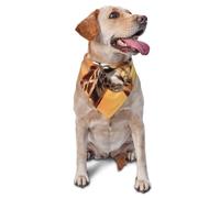 Giraffe Dog Bandana Pet Scarf Accessories for Small Medium Dogs Cats Photo Prop, Triangle Pet Bandanas Adjustable Puppy Bib Washable Dog Kerchief Puppy Neckerchief