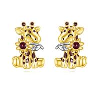 Giraffe Earrings Sterling Silver Giraffe Stud Earrings Cute Animal Earrings Jewellry Gifts for Women