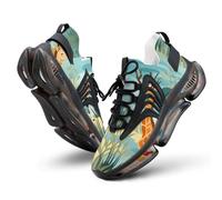 Giraffe Forests Men's Running Shoes Walking Sneakers for Women Athletic Lightweight Breathable Shoes