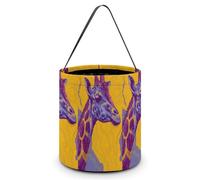 Giraffe Funny Cute Easter Basket Bucket Bag for Easter Egg Hunts Party Favor Decoration
