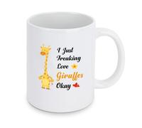 Giraffe Gifts for Women Men Ceramic Mug Giraffe Christmas Gifts for Son Grandson Daughter Granddaughter Bestie Colleagues Animal Lovers Gift for Xmas Birthday Secret Santa Valentines Easter Retirement