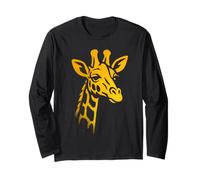 Giraffe Graffiti Animal Street Art Design Long Sleeve T-Shirt