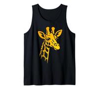 Giraffe Graffiti Animal Street Art Design Tank Top
