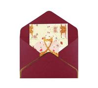 Giraffe Heart Flower Butterfly Greetings All Occasion Cards For Thank You Birthday Congratulations Envelopes Blank Cards