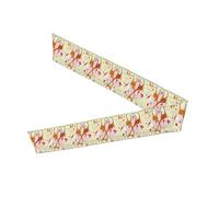 Giraffe Heart Flower Butterfly Print Ninja Headbands,Adjustable Head Tie For Men, Sports Sweatband For Yoga Running Basketball