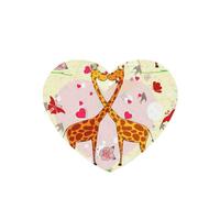 Giraffe Heart Flower Butterfly Printing 10 Pieces Air Freshener Car Hanging Cards Air Freshener Sheets With Rope For Cars Home