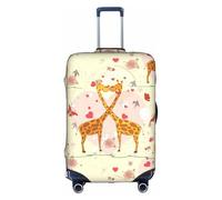 Giraffe Heart Flower Butterfly Trolley Suitcase Protective Cover Business Travel Luggage Protector Fashion 18-32 Inches