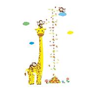 Giraffe Height Chart Wall Sticker for Children 50x70cm PVC