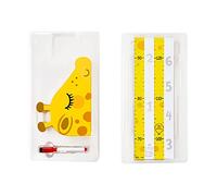 Giraffe Height Chart Yellow Eva Height Measuring Sticker