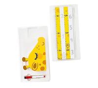 Giraffe Height Wall Sticker for Boys and Girls Nursery Yellow Eva