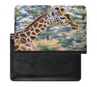 Giraffe High Neck Spot Passport Holder with Card Slots Portable Passport Cover Compact Waterproof Passports Protector