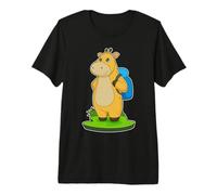Giraffe Hiker Backpack Hiking Premium T-Shirt