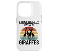 Giraffe I Just Really Love Giraffes Case for iPhone 14 Pro