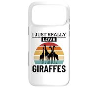 Giraffe I Just Really Love Giraffes Case for iPhone 17 Pro Max