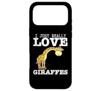 Giraffe I Just Really Love Giraffes Case for iPhone 17 Pro Max