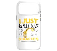 Giraffe I Just Really Love Giraffes Case for iPhone 17 Pro Max
