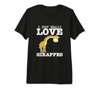 Giraffe I Just Really Love Giraffes Premium T-Shirt