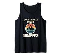 Giraffe I Just Really Love Giraffes Tank Top