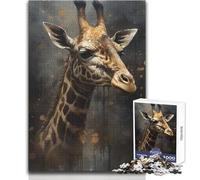 Giraffe Imaginative Play Jigsaw Puzzle 1000 Educational Fun Learning Activity Game Perfect Thoughtful Gift for Any Occasion Size 38x26cm