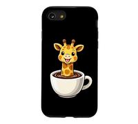 Giraffe in Coffee Cup Funny Animal Graphic Case for iPhone SE (2020) / 7/8