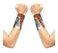 Giraffe In New York Print Carpal Tunnel Wrist Support Comfortable Wrist Guard Sweat Band