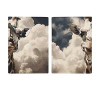 Giraffe in The Clouds Passport Holder, ID Card Protector Case Passport Holder with Slot Passports Travel Wallet Document Cover for Women And Men