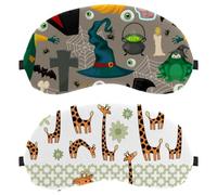 Giraffe is Cute 2-Pack Light-Blocking Soft Breathable Sleep Mask Eye Masks Sleeping Mask