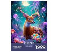Giraffe Jigsaw Puzzle Adult And Children 1000 Jigsaws Beautifully Illustrated Rainy Days Fun Activities Birthday Jumbo Age 12+ for Adults 52x38cm/1000pcs